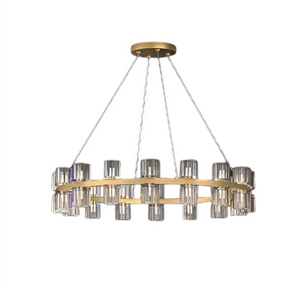 Chandelier TASSE by Rodesigne — brass designer chandelier, custom lighting by RODESIGNE