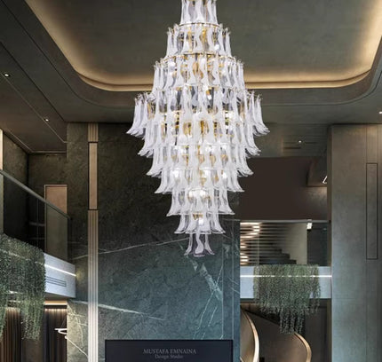 Chandelier BOHEME by Rodesigne — glass designer chandelier, custom lighting by RODESIGNE