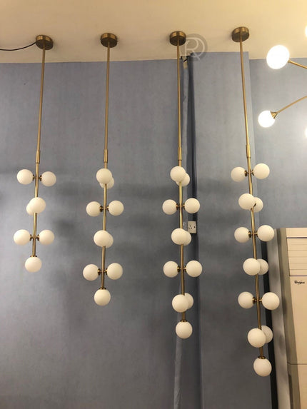 Chandelier SOSPESO by Rodesigne — brass designer chandelier, custom lighting by RODESIGNE