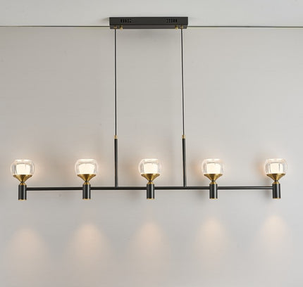 Chandelier DEMETRO LONG by Rodesigne — designer chandelier, custom lighting by RODESIGNE