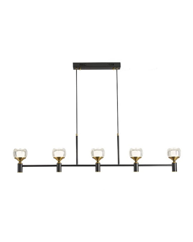 Chandelier DEMETRO LONG by Rodesigne — designer chandelier, custom lighting by RODESIGNE