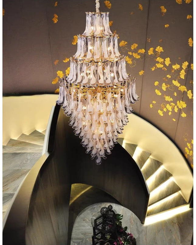 Chandelier BOHEME by Rodesigne — glass designer chandelier, custom lighting by RODESIGNE