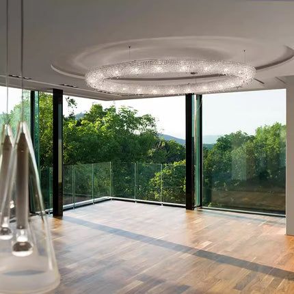 Chandelier LUKSE by Rodesigne — glass designer chandelier, custom lighting by RODESIGNE