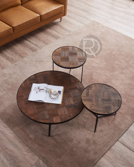 Set of coffee tables ARQUET by Rodesigne