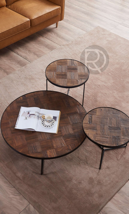 Set of coffee tables ARQUET by Rodesigne
