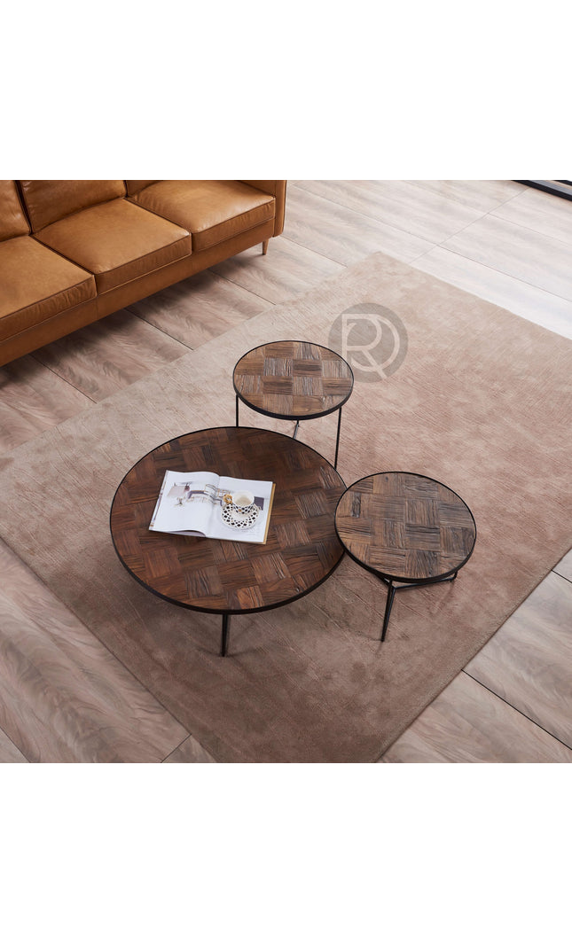 Set of coffee tables ARQUET by Rodesigne