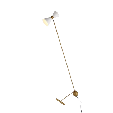FERMIN by Rodesigne floor lamp — brass designer floor lamp by RODESIGNE