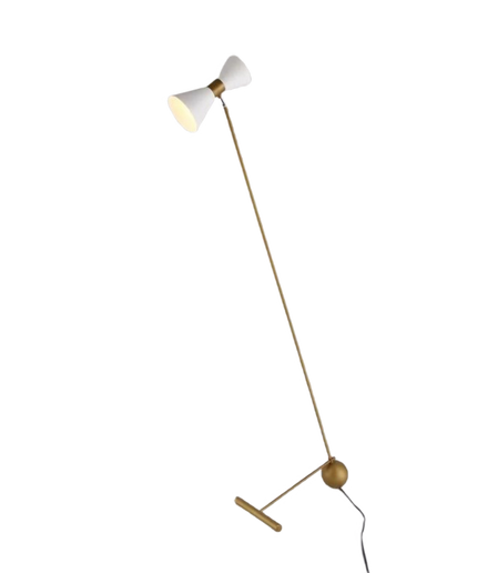 FERMIN by Rodesigne floor lamp — brass designer floor lamp by RODESIGNE