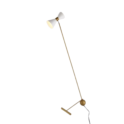 FERMIN by Rodesigne floor lamp — brass designer floor lamp by RODESIGNE
