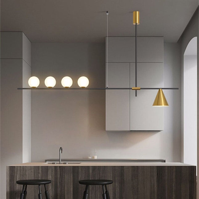 Chandelier Zenon by Rodesigne — brass designer chandelier, custom lighting by RODESIGNE
