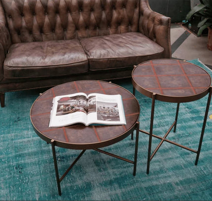Set of coffee tables FOSA by Rodesigne — bronze designer piece by RODESIGNE