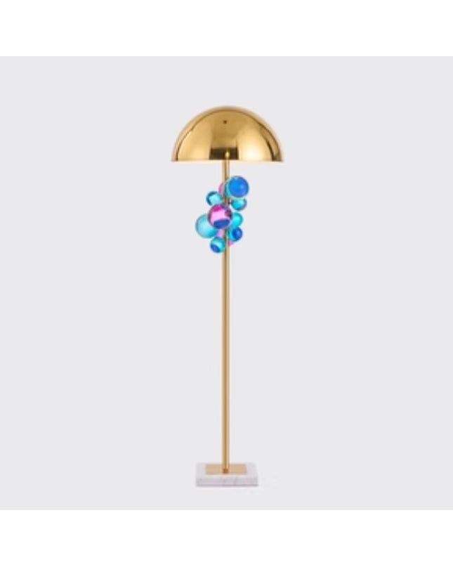 Floor lamp GLOBO by Rodesigne — brass designer floor lamp by RODESIGNE