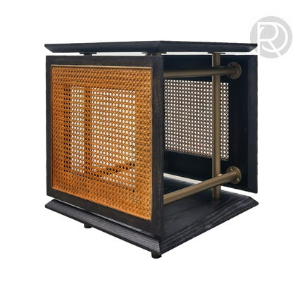 GANU by Rodesigne side table — brass designer coffee table, custom furniture by RODESIGNE