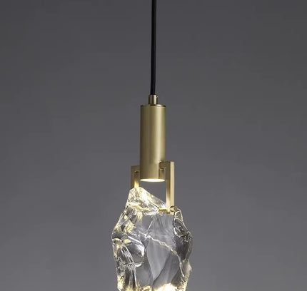 TRISS by Rodesigne pendant lamp — brass modern pendant light, custom designer lighting by RODESIGNE