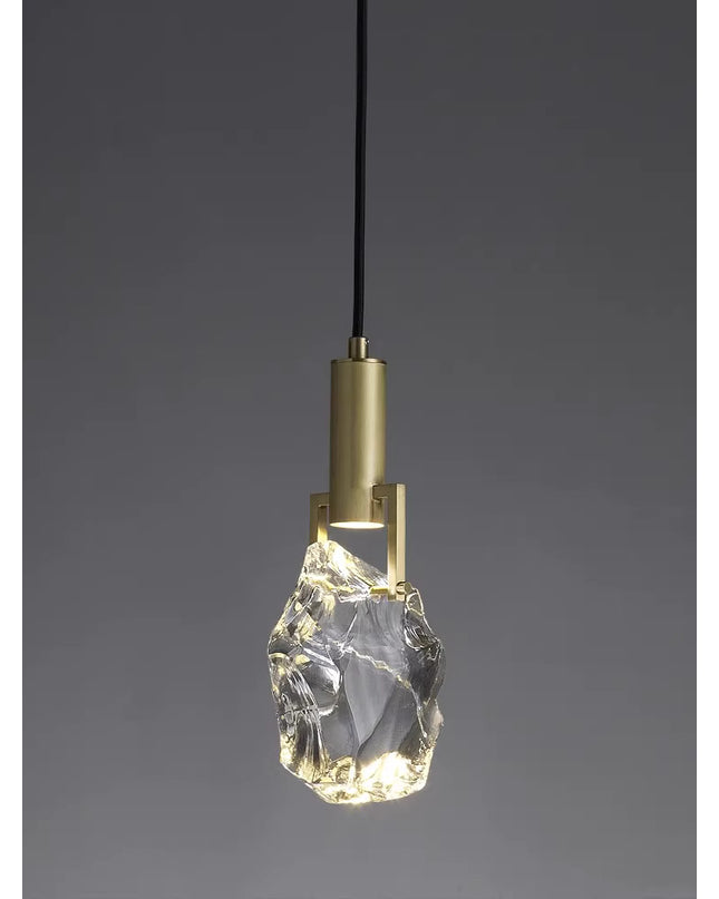 TRISS by Rodesigne pendant lamp — brass modern pendant light, custom designer lighting by RODESIGNE