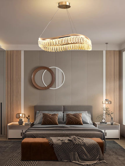 Chandelier OPPIA by Rodesigne — brass designer chandelier, custom lighting by RODESIGNE