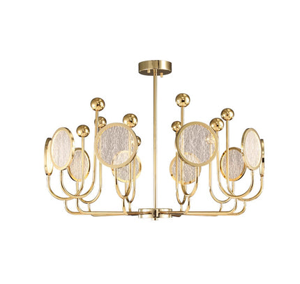 Chandelier ATLANT by Rodesigne — brass designer chandelier, custom lighting by RODESIGNE