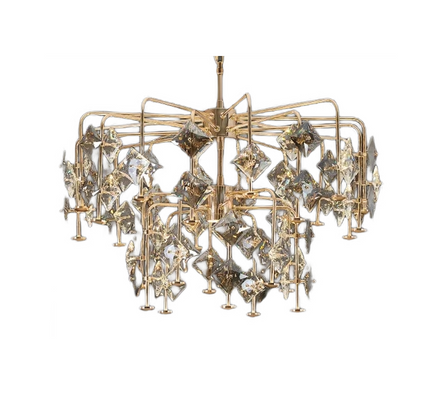 Chandelier CRISTA by Rodesigne — glass designer chandelier, custom lighting by RODESIGNE