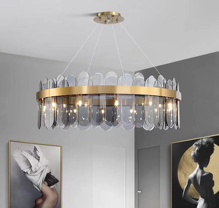 Designer chandelier WANAS by Rodesigne — glass designer chandelier, custom lighting by RODESIGNE