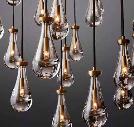 Hanging lamp OTRANTO by Rodesigne — bronze modern pendant light, custom designer lighting by RODESIGNE