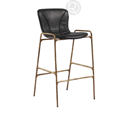 CITURA by Rodesigne bar stool — brass designer chair, custom furniture by RODESIGNE