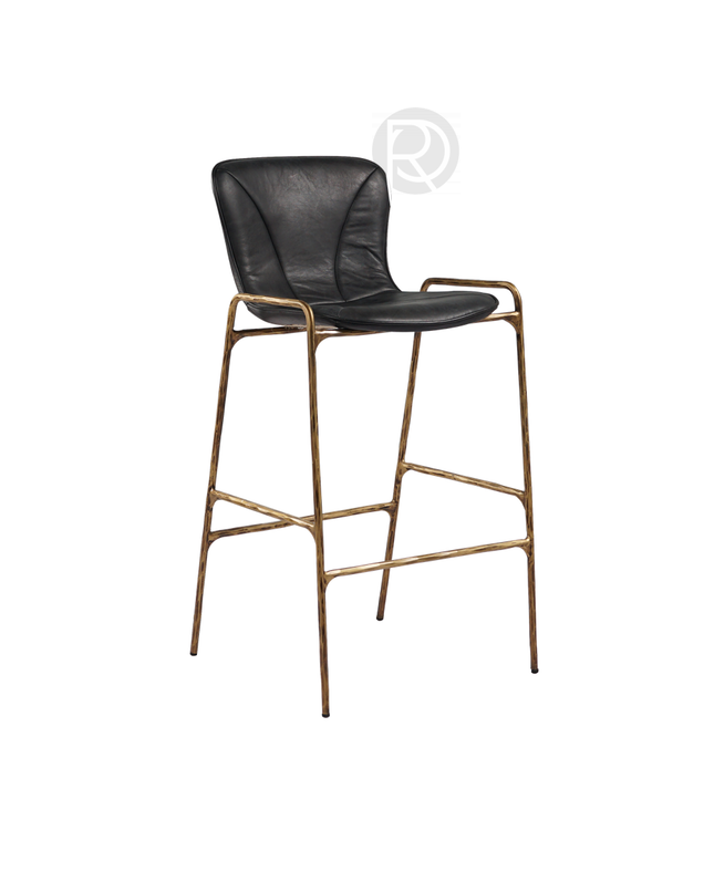 CITURA by Rodesigne bar stool — brass designer chair, custom furniture by RODESIGNE