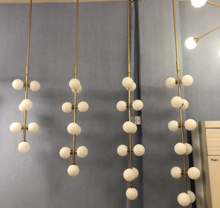 Chandelier SOSPESO by Rodesigne — brass designer chandelier, custom lighting by RODESIGNE