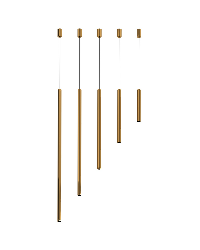 Hanging lamp NONA by Rodesigne — brass modern pendant light, custom designer lighting by RODESIGNE