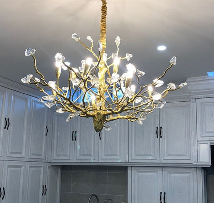 Chandelier TRESS by Rodesigne — designer chandelier, custom lighting by RODESIGNE