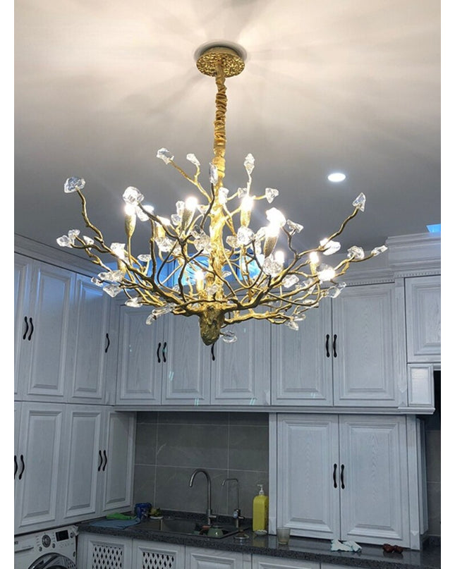 Chandelier TRESS by Rodesigne — designer chandelier, custom lighting by RODESIGNE