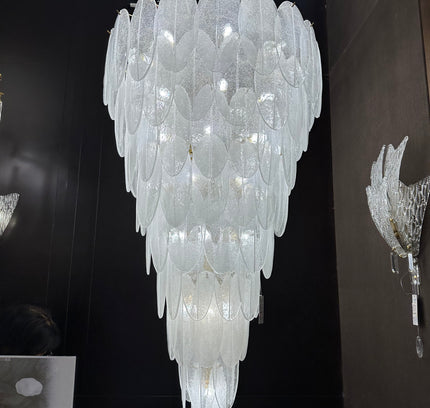 Chandelier FELTY by Rodesigne — glass designer chandelier, custom lighting by RODESIGNE