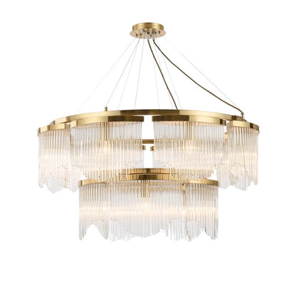 Chandelier TALIRA by Rodesigne — brass designer chandelier, custom lighting by RODESIGNE