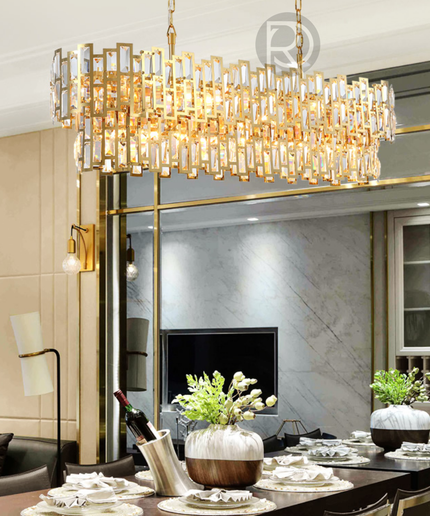 Chandelier ELDORADO by Rodesigne — brass designer chandelier, custom lighting by RODESIGNE