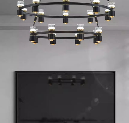 Chandelier UGE by Rodesigne — glass designer chandelier, custom lighting by RODESIGNE