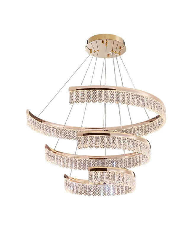 Chandelier SLAT by Rodesigne — brass designer chandelier, custom lighting by RODESIGNE