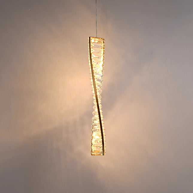 Hanging lamp KELLY by Rodesigne — glass modern pendant light, custom designer lighting by RODESIGNE