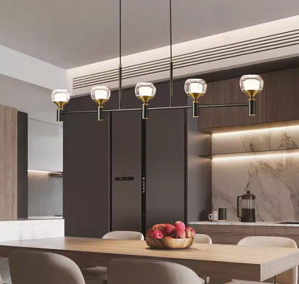 Chandelier DEMETRO LONG by Rodesigne — designer chandelier, custom lighting by RODESIGNE