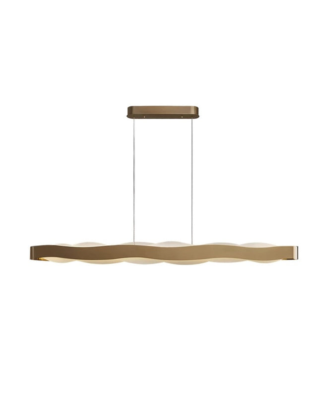 Chandelier PERSONALITY BAND by Rodesigne — brass designer chandelier, custom lighting by RODESIGNE