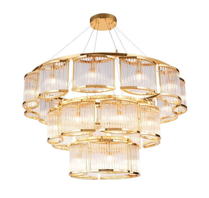 Chandelier STILIO by Rodesigne — glass designer chandelier, custom lighting by RODESIGNE