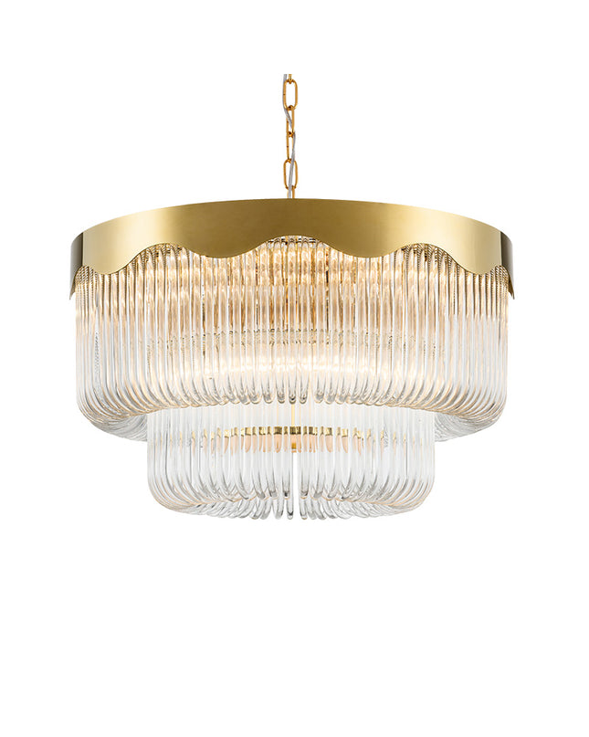 Chandelier KANTEN by Rodesigne — brass designer chandelier, custom lighting by RODESIGNE