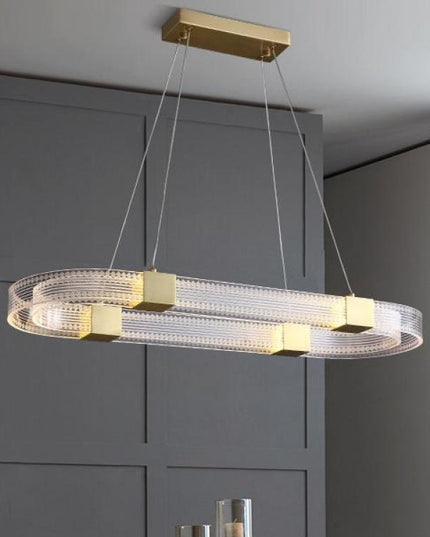 Chandelier WASSER RECT by Rodesigne