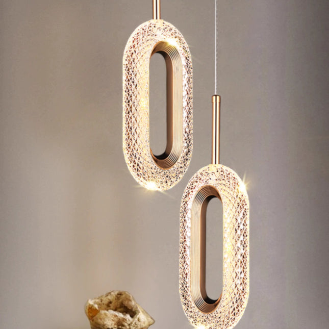 Hanging lamp WERTWOL by Rodesigne — brass modern pendant light, custom designer lighting by RODESIGNE