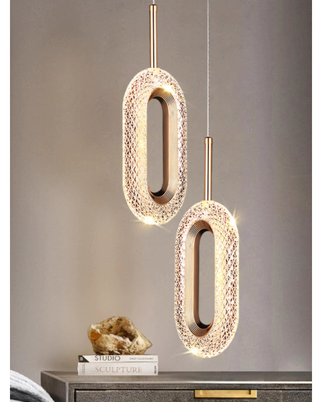Hanging lamp WERTWOL by Rodesigne — brass modern pendant light, custom designer lighting by RODESIGNE