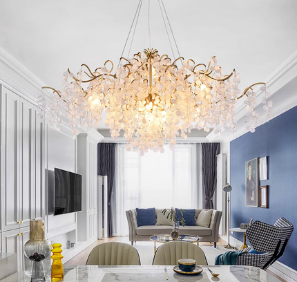 Chandelier CREEP by Rodesigne — glass designer chandelier, custom lighting by RODESIGNE