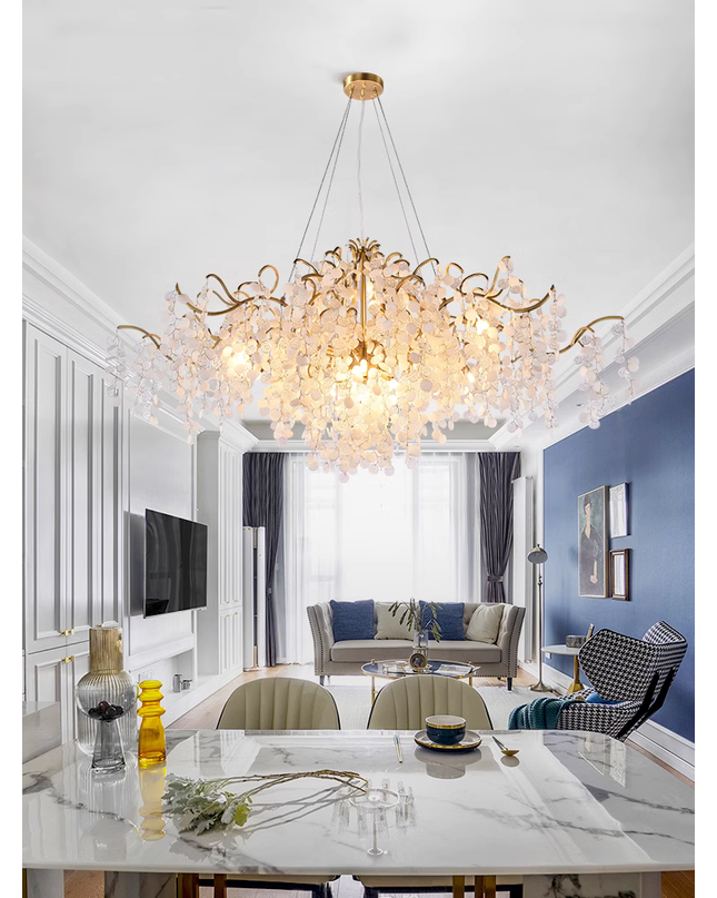 Chandelier CREEP by Rodesigne — glass designer chandelier, custom lighting by RODESIGNE