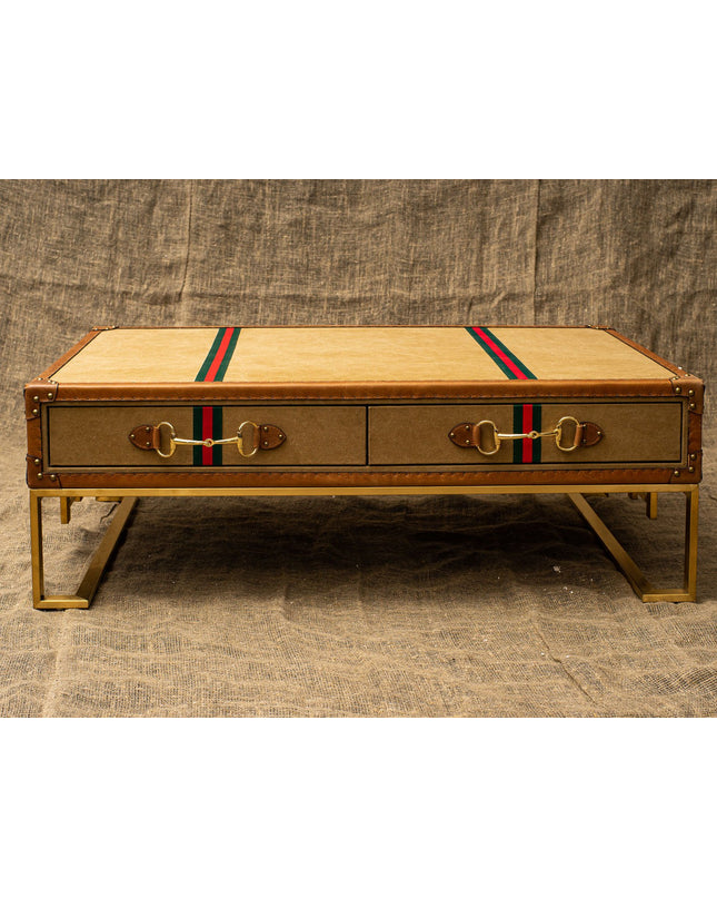 Coffee table VOYAGE by Rodesigne — brass designer coffee table, custom furniture by RODESIGNE