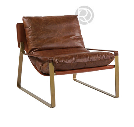 FELICITA by Rodesigne armchair — brass designer armchair, custom furniture by RODESIGNE