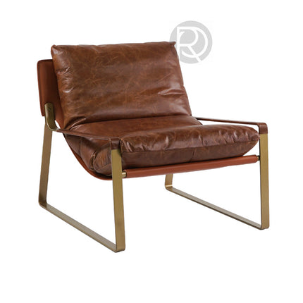FELICITA by Rodesigne armchair — brass designer armchair, custom furniture by RODESIGNE