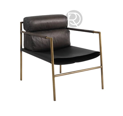 TRATTE by Rodesigne armchair — brass designer armchair, custom furniture by RODESIGNE