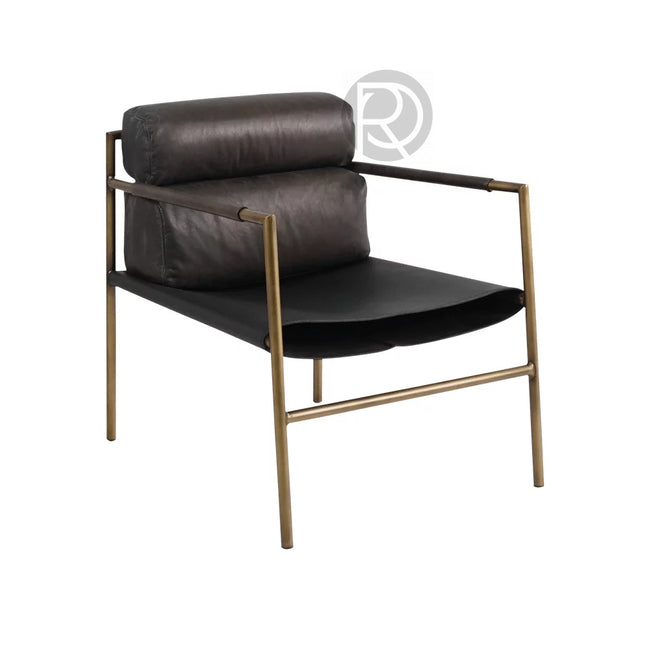 TRATTE by Rodesigne armchair — brass designer armchair, custom furniture by RODESIGNE